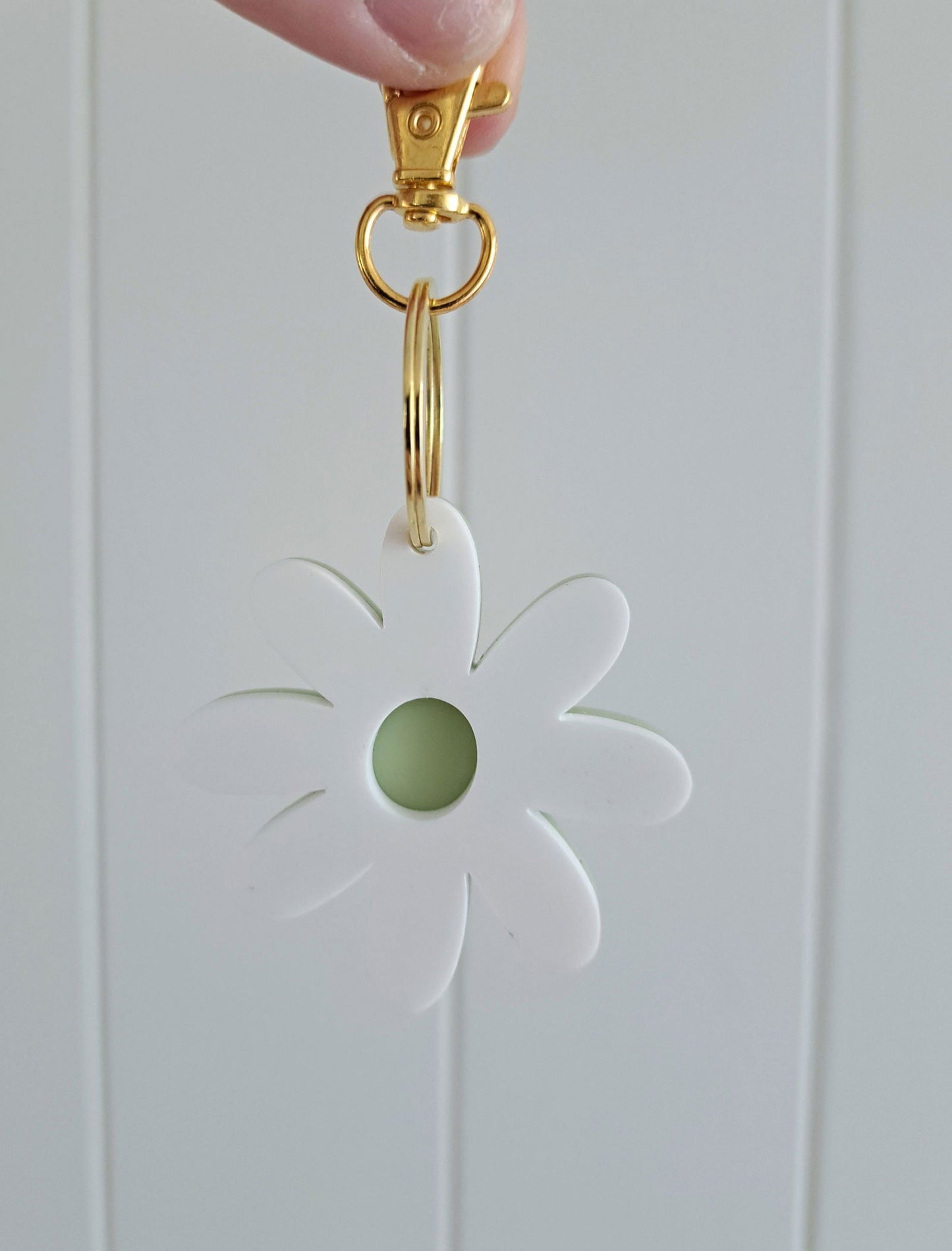 Daisy Keyring - Double Layer Small - Lou James Creations