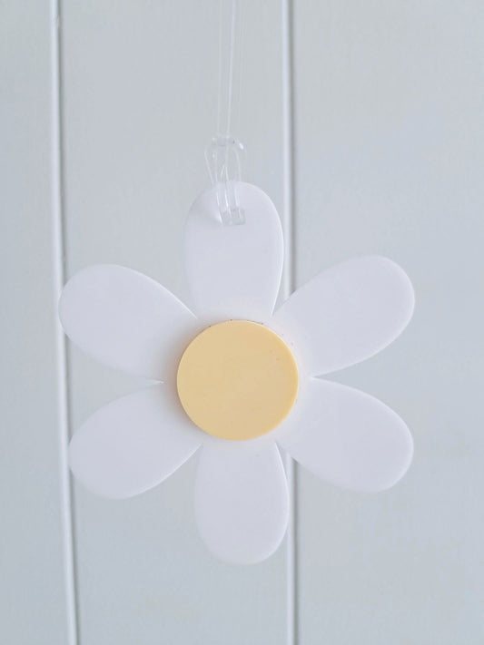 Daisy Large Keyring/Bag Tag - Lou James Creations