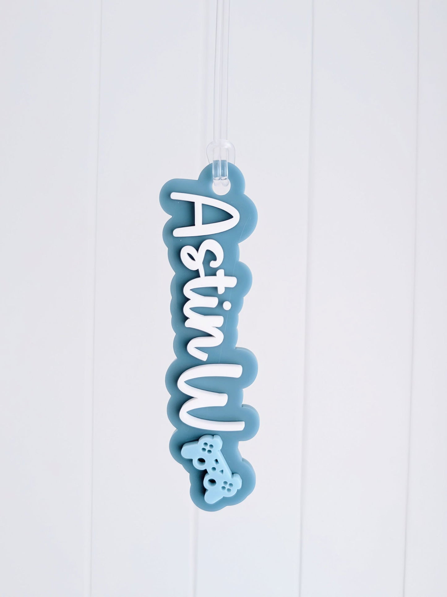 Double Layer Bag Tag with Decal - Lou James Creations