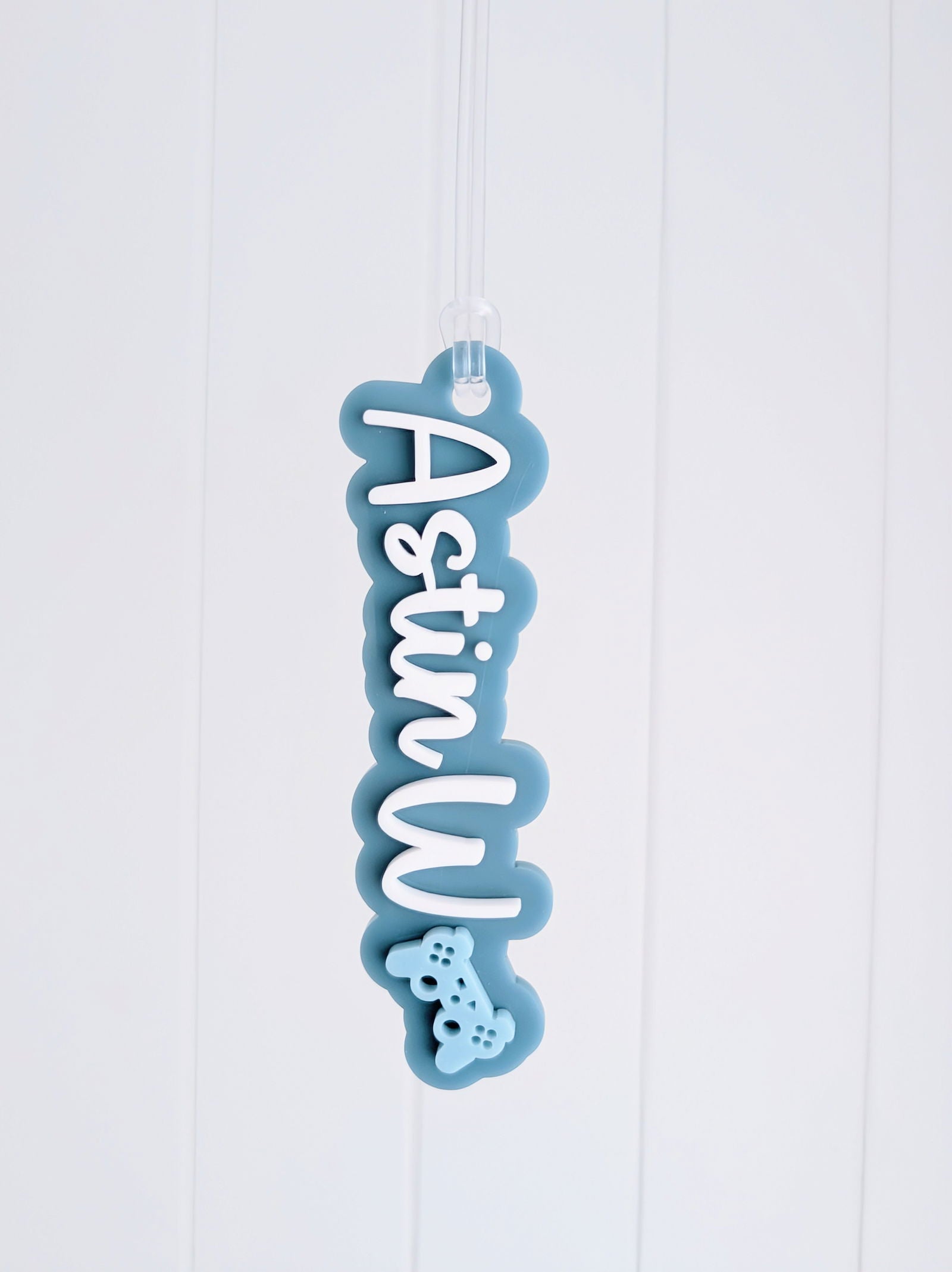 Double Layer Bag Tag with Decal - Lou James Creations