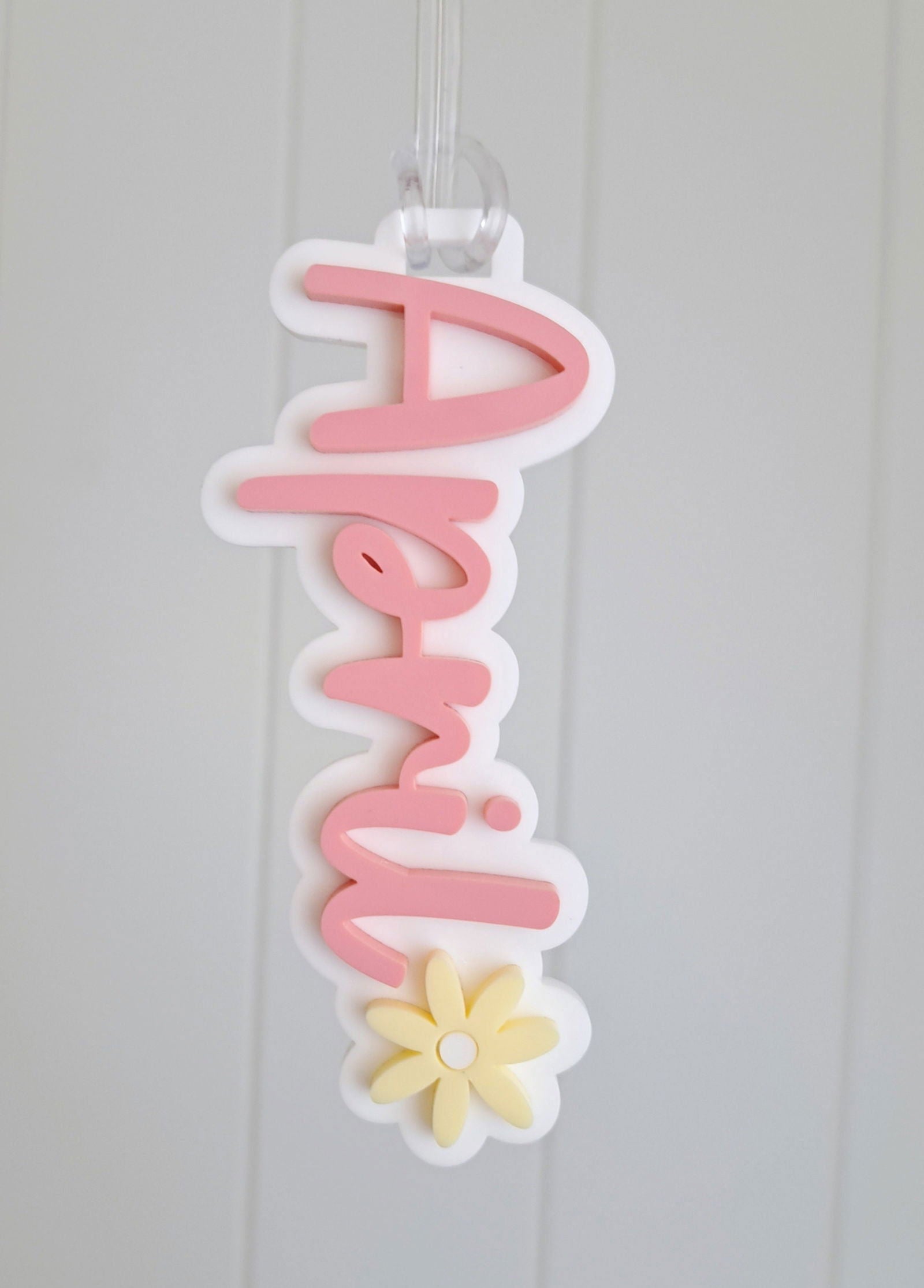 Double Layer Bag Tag with Decal - Lou James Creations