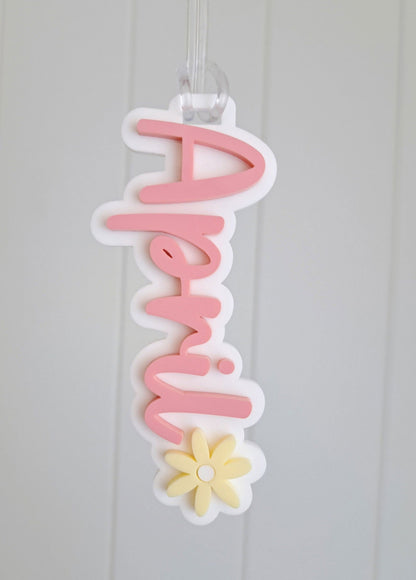 Double Layer Bag Tag with Decal - Lou James Creations