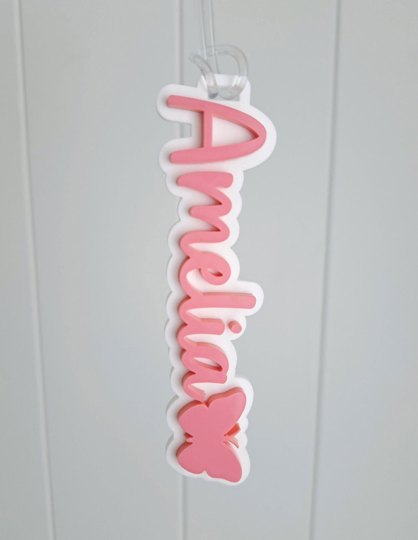 Double Layer Bag Tag with Decal - Lou James Creations