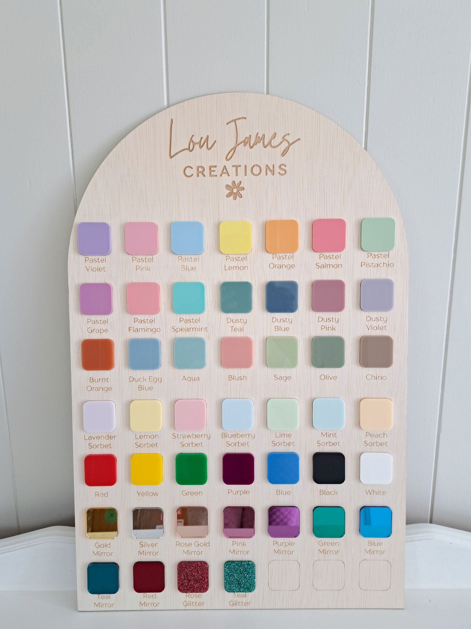 Double Layer Bag Tag with Decal - Lou James Creations