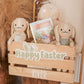 Easter Bunny Ear Crate - Interchangeable for Christmas and Birthday - Lou James Creations
