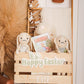 Easter Bunny Ear Crate - Interchangeable for Christmas and Birthday - Lou James Creations