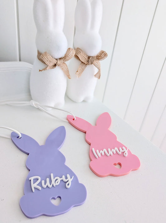 Easter Bunny Tag - Lou James Creations