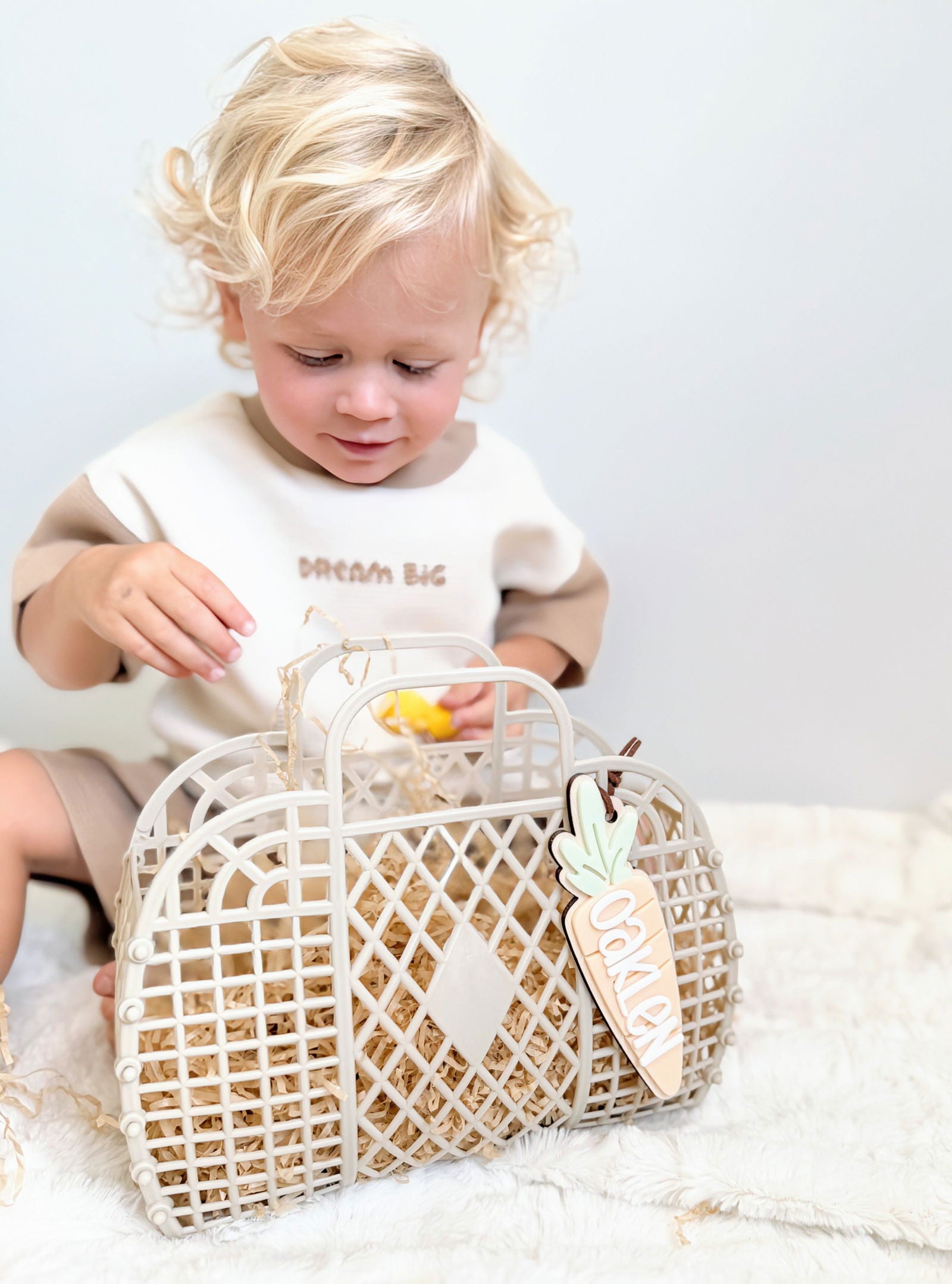 Easter Carrot Tag - Lou James Creations 