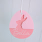 Easter Egg Bunny Silhouette Tag - Lou James Creations