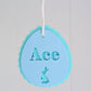Easter Egg Scallop Tag - Lou James Creations