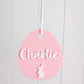 Easter Egg Scallop Tag - Lou James Creations