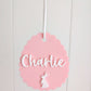 Easter Egg Scallop Tag - Lou James Creations