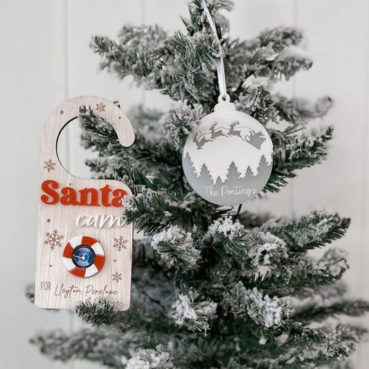 Family Bauble Christmas Ornament - Lou James Creations 