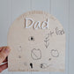 Father's Day Artwork Arch - Lou James Creations 