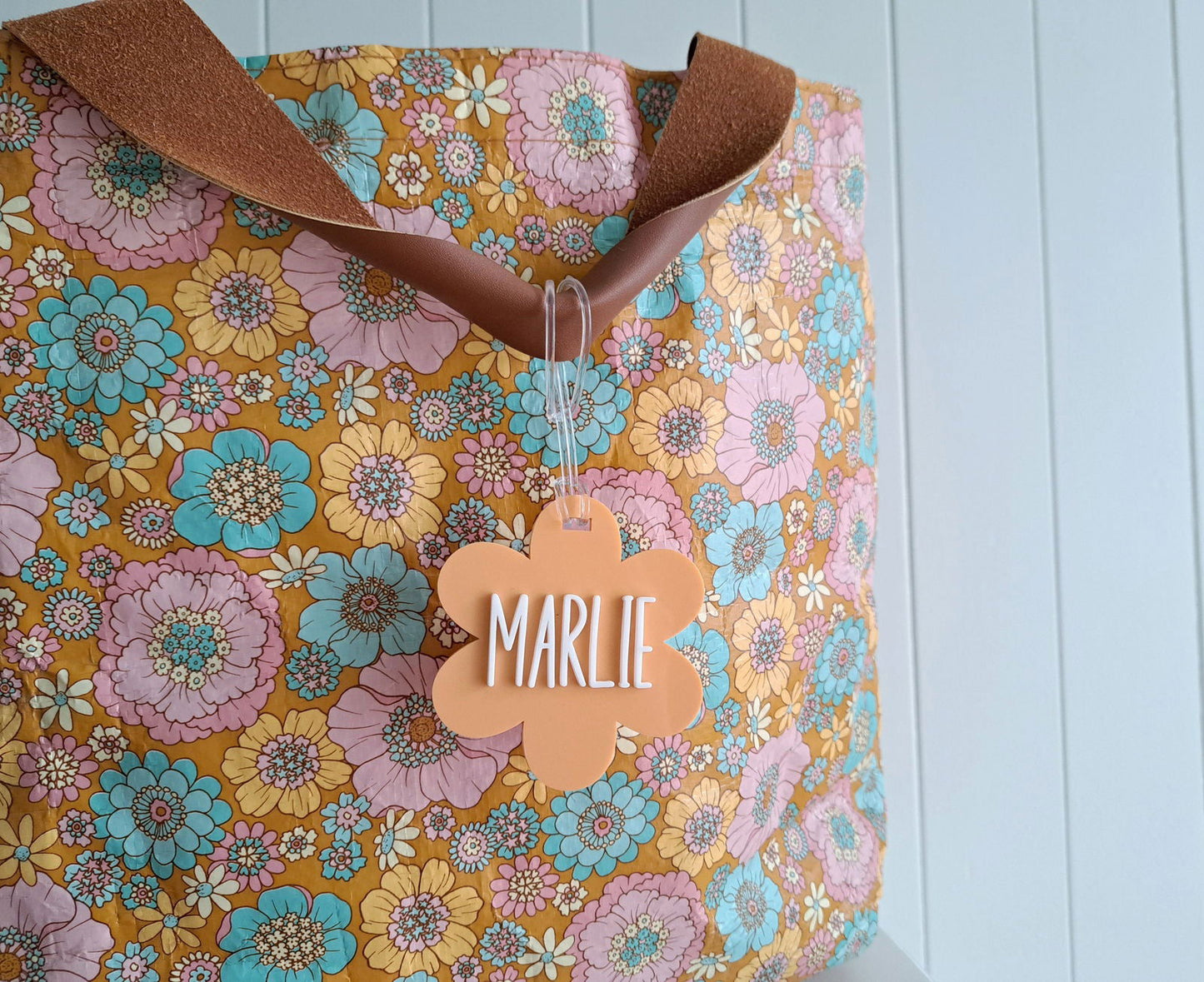 Flower Bag Tag - Lou James Creations