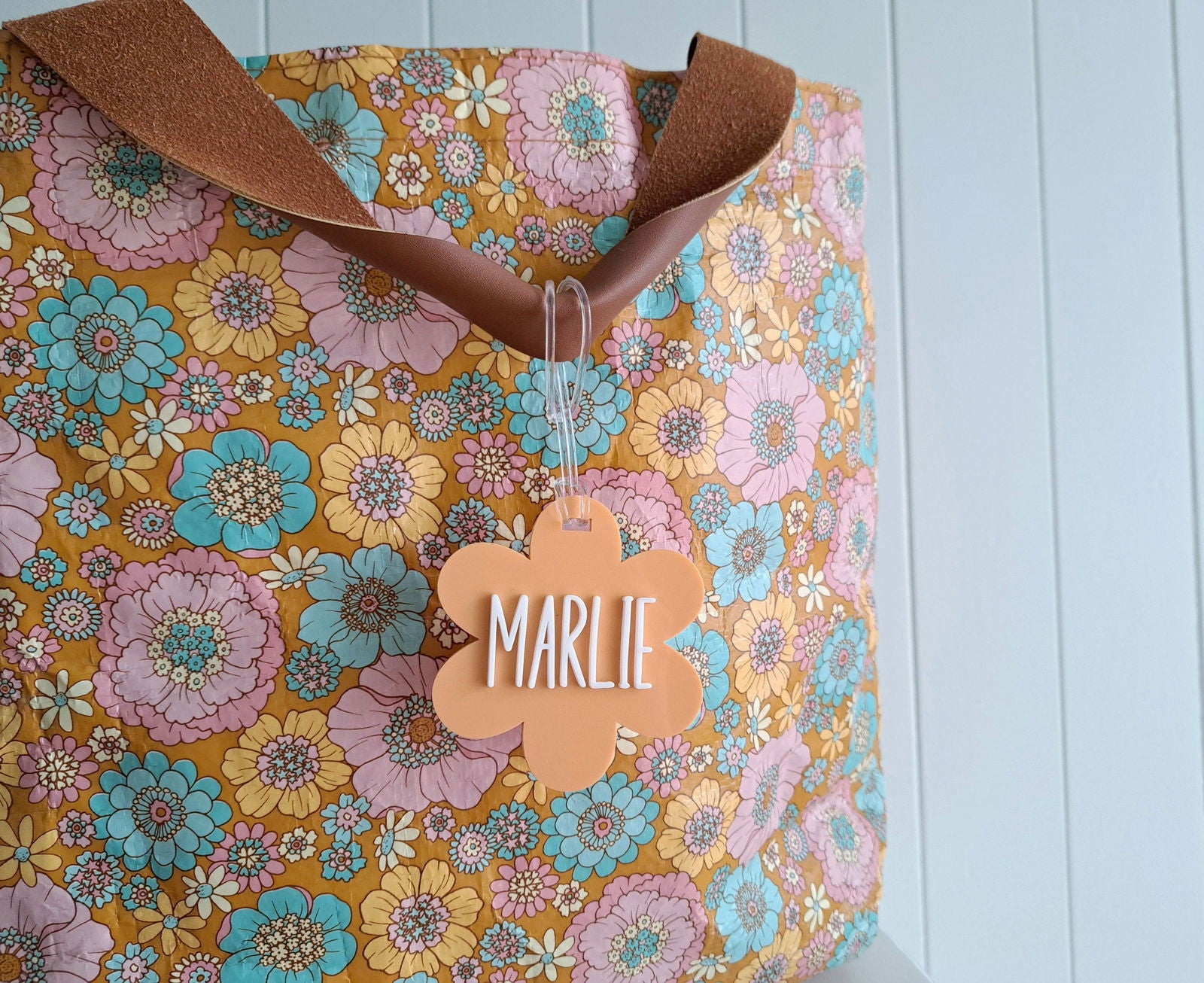Flower Bag Tag - Lou James Creations