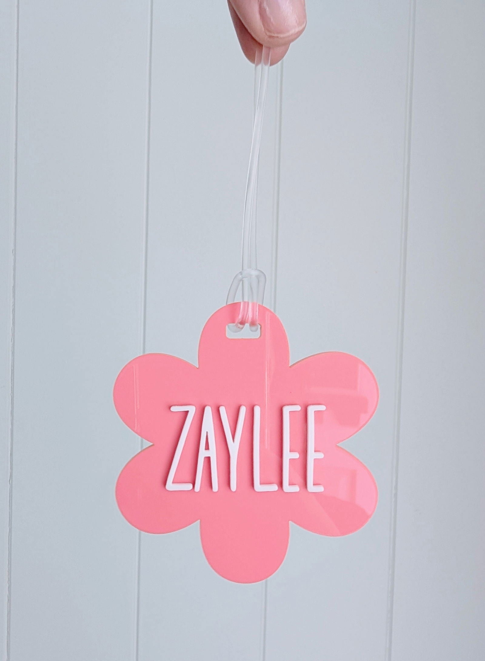 Flower Bag Tag - Lou James Creations