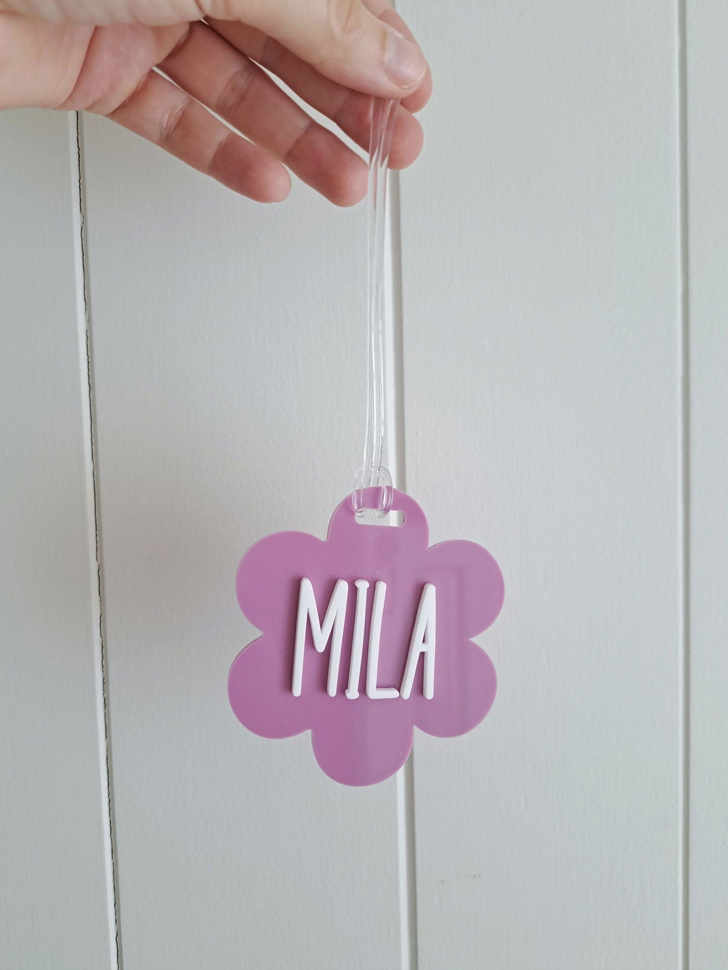 Flower Bag Tag - Lou James Creations