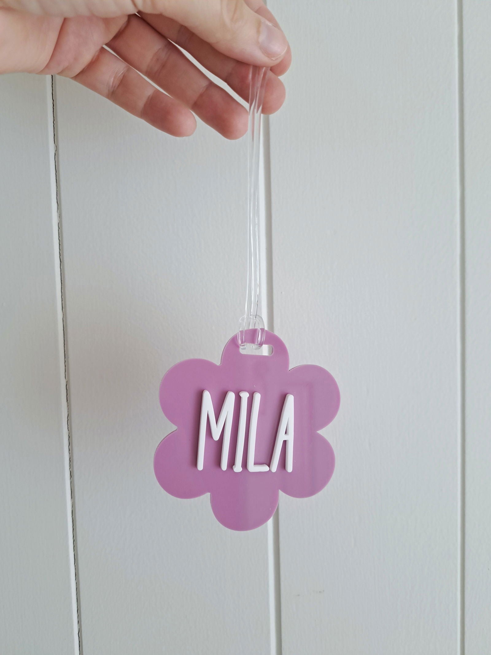 Flower Bag Tag - Lou James Creations