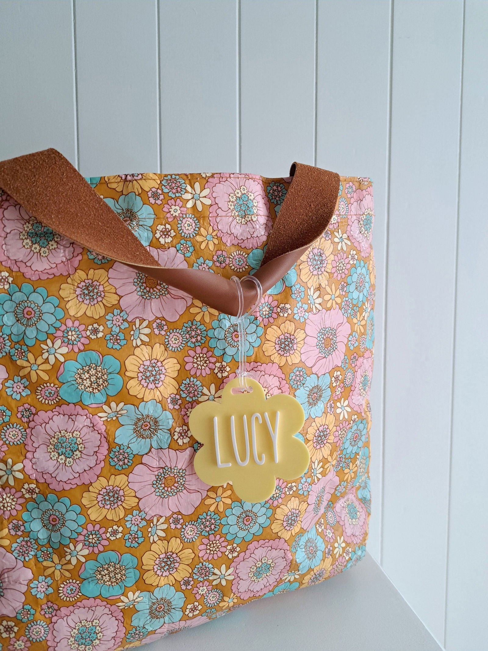 Flower Bag Tag - Lou James Creations