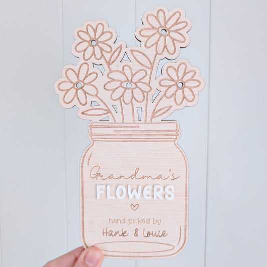 Flower Collector Jar - Lou James Creations