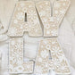 Flower Letter Cut Outs - Lou James Creations
