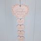 Grandchildren Hanging Heart Plaque - Lou James Creations 