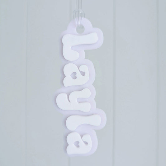 Hearts Bag Tag - Lou James Creations 