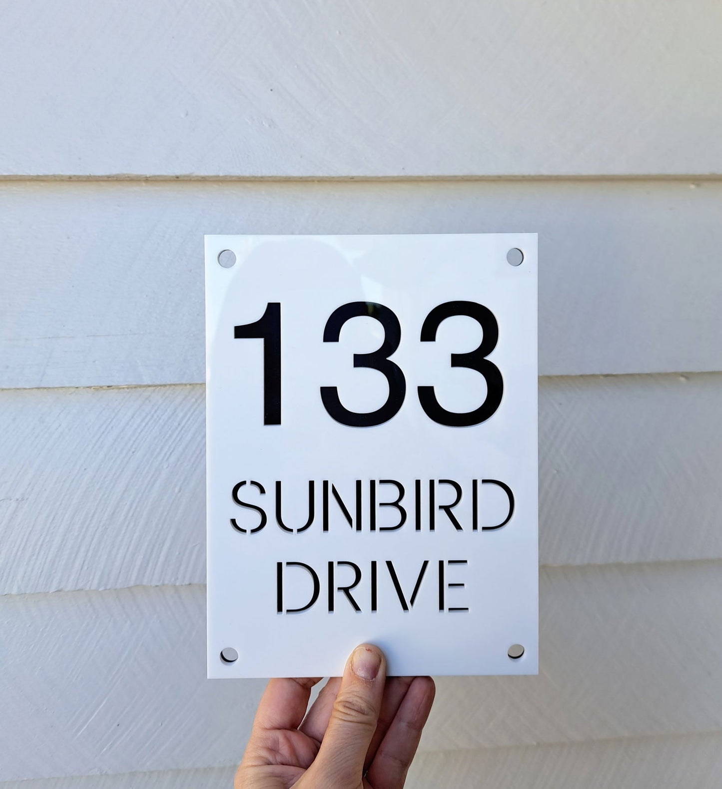 House Address Sign - Lou James Creations