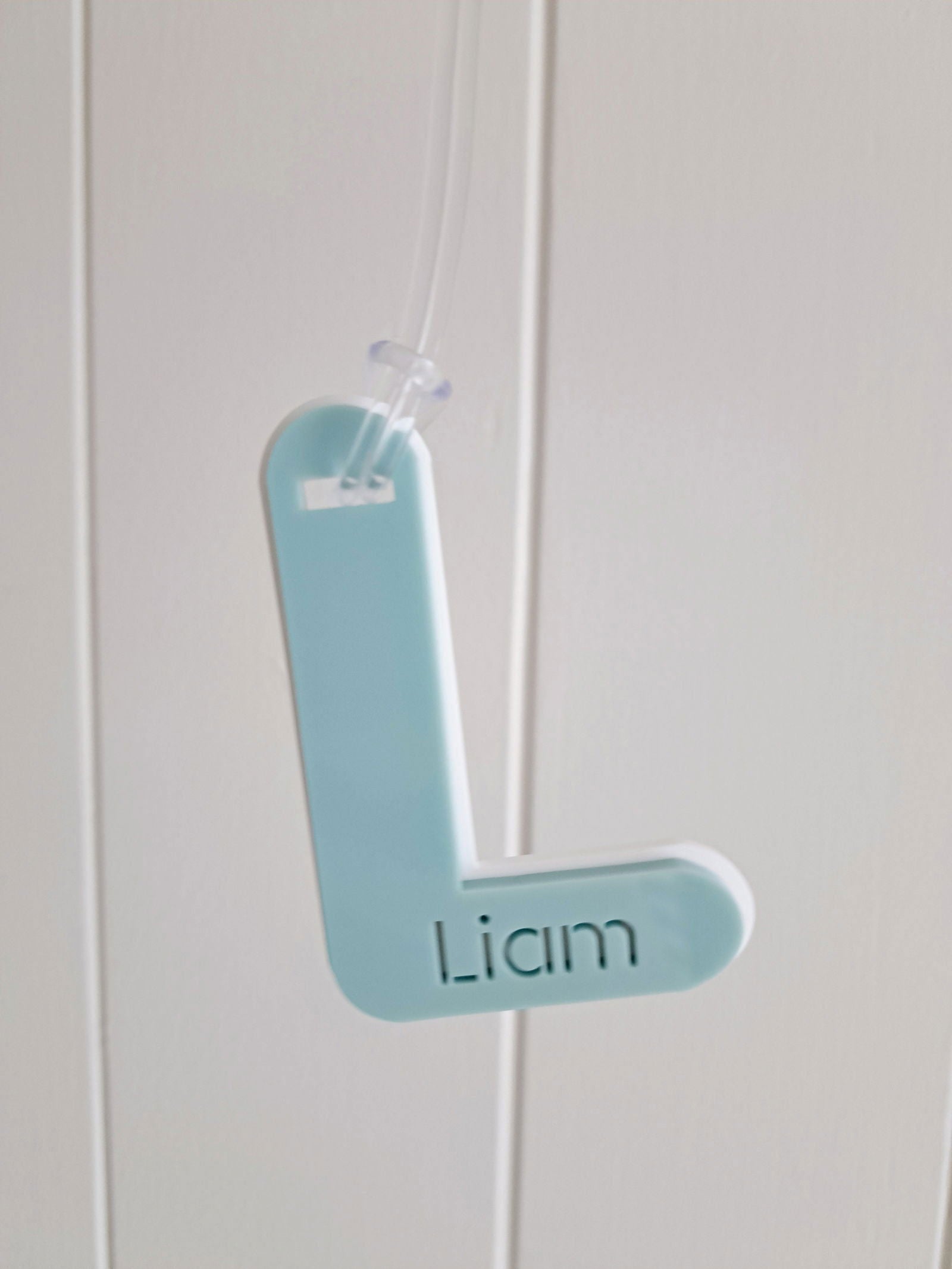 Letter Bag Tag - Double Layer - Lou James Creations
