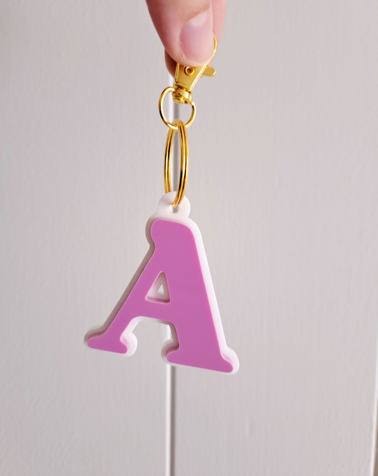 Letter Keyring - Lou James Creations