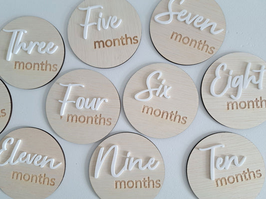 Milestone Disc - Set of 15 - Lou James Creations 