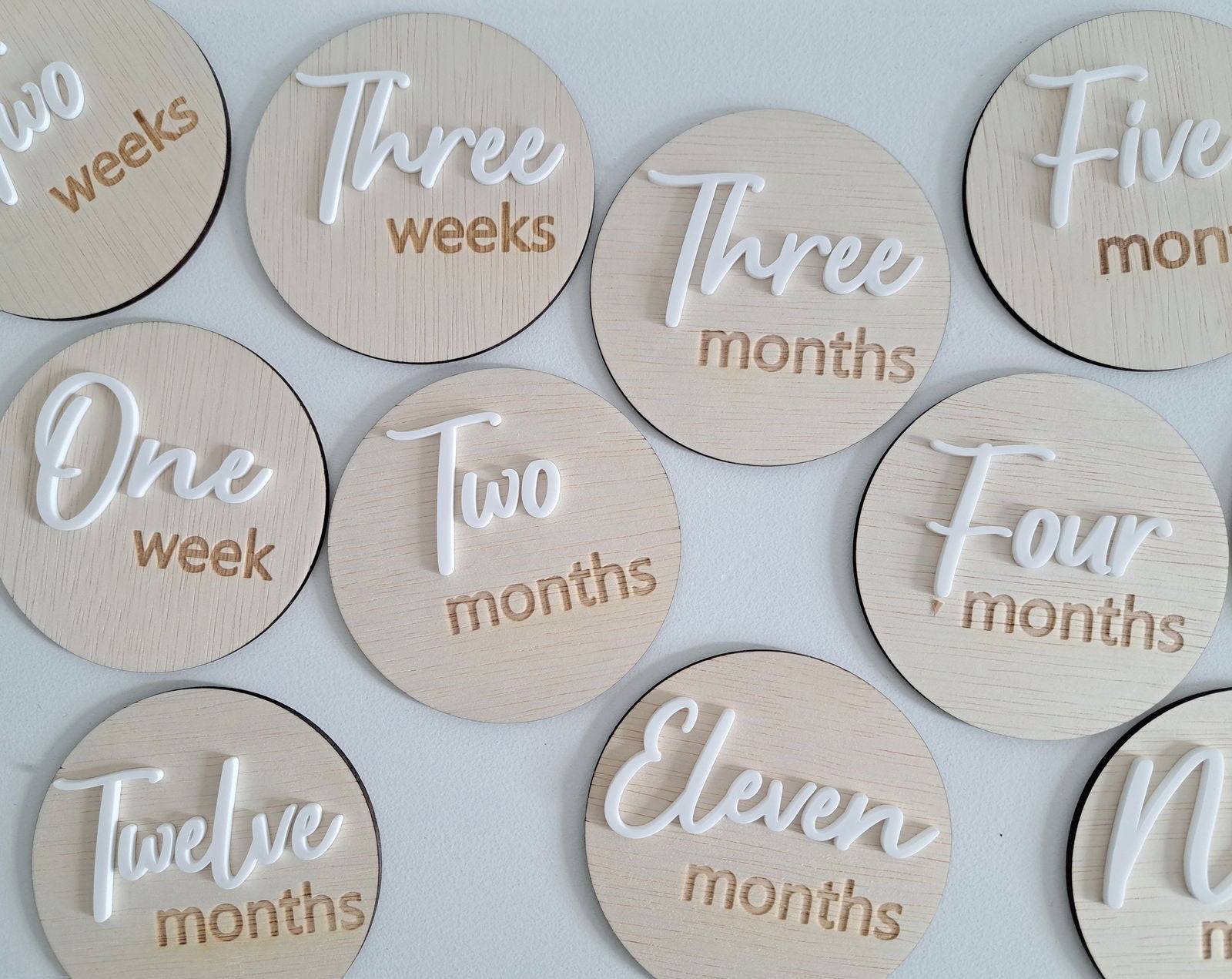 Milestone Disc - Set of 15 - Lou James Creations