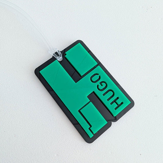 Minecraft Letter Bag Tag - Lou James Creations 