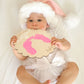 Mistletoes Footprint Plaque - Lou James Creations