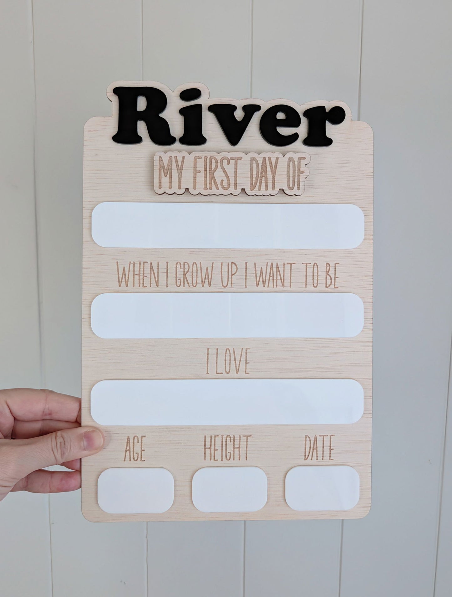 My First Day / My Last Day Board - Lou James Creations