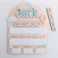 My First Day / My Last Day Personalised Wooden Arch - Hot Air Balloon - Lou James Creations