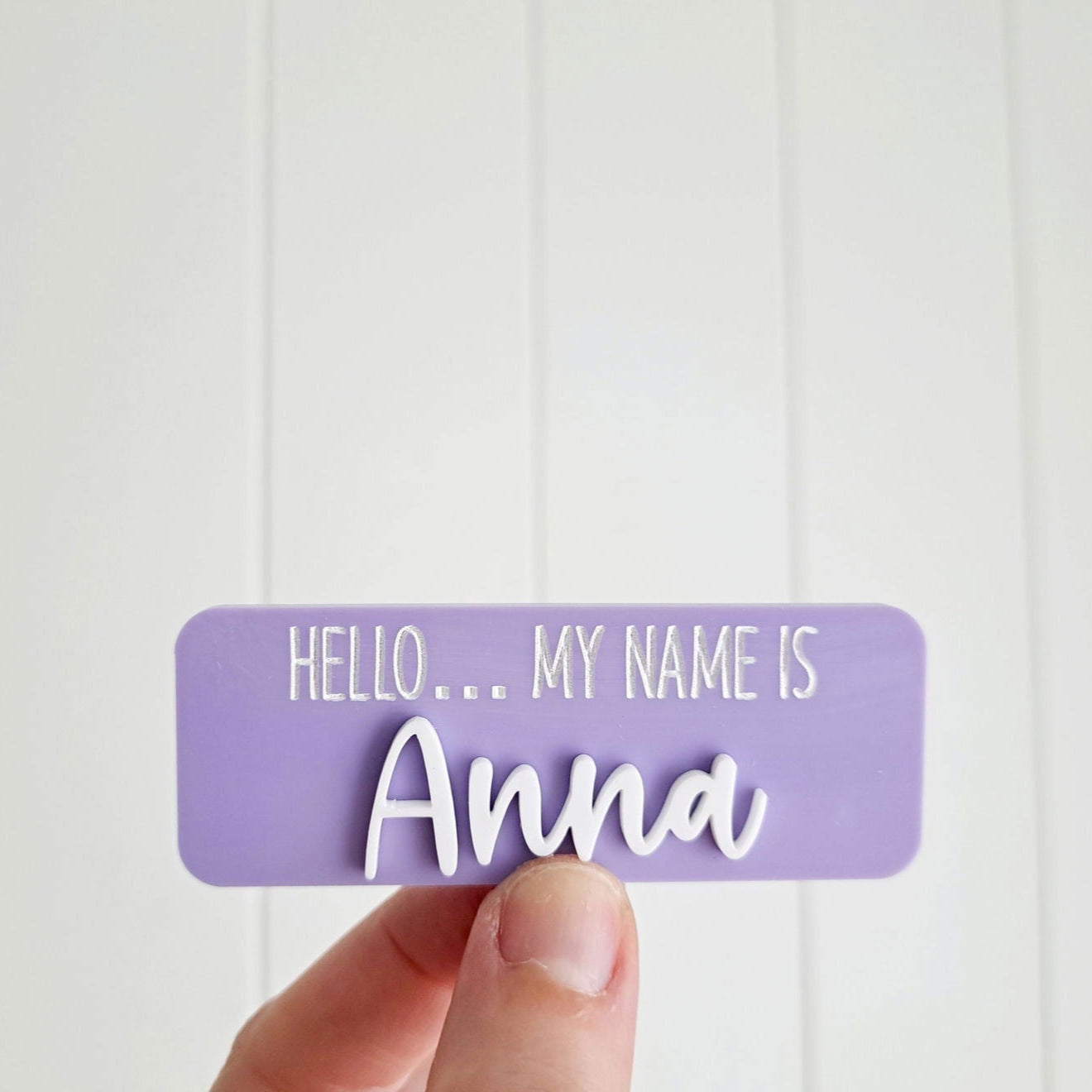Name Badge - Hello My Name is - Lou James Creations