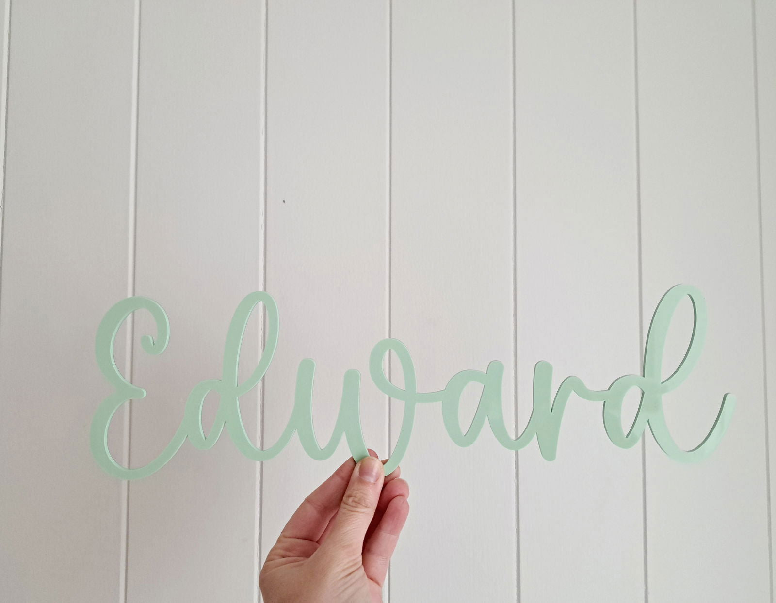 Name Plaque - Single Layer - Lou James Creations