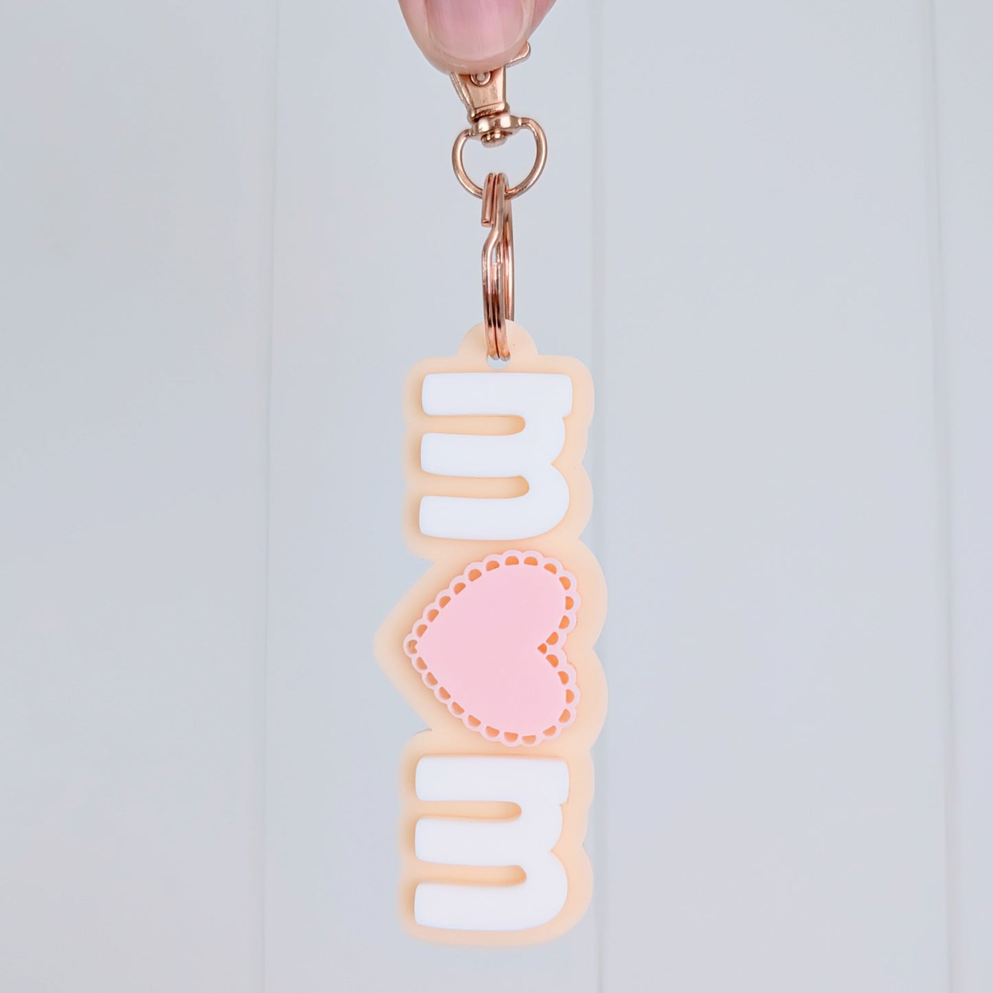 Mother's Day Heart Keyring