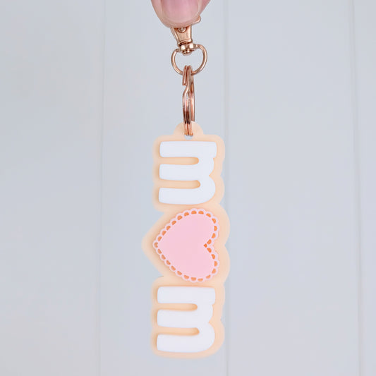 Mother's Day Heart Keyring