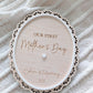 Our First Mother's Day Plaque