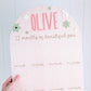 Birthday 12 Month Photo Board - Daisy Theme
