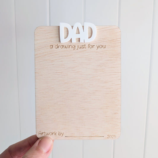Father's Day Drawing Magnet - Lou James Creations 