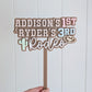 Cake Topper Double Layer - First Rodeo