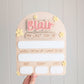 My First Day / My Last Day Personalised Wooden Arch - Daisy