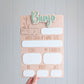 My First Day / My Last Day Board - Wood Interchangeable