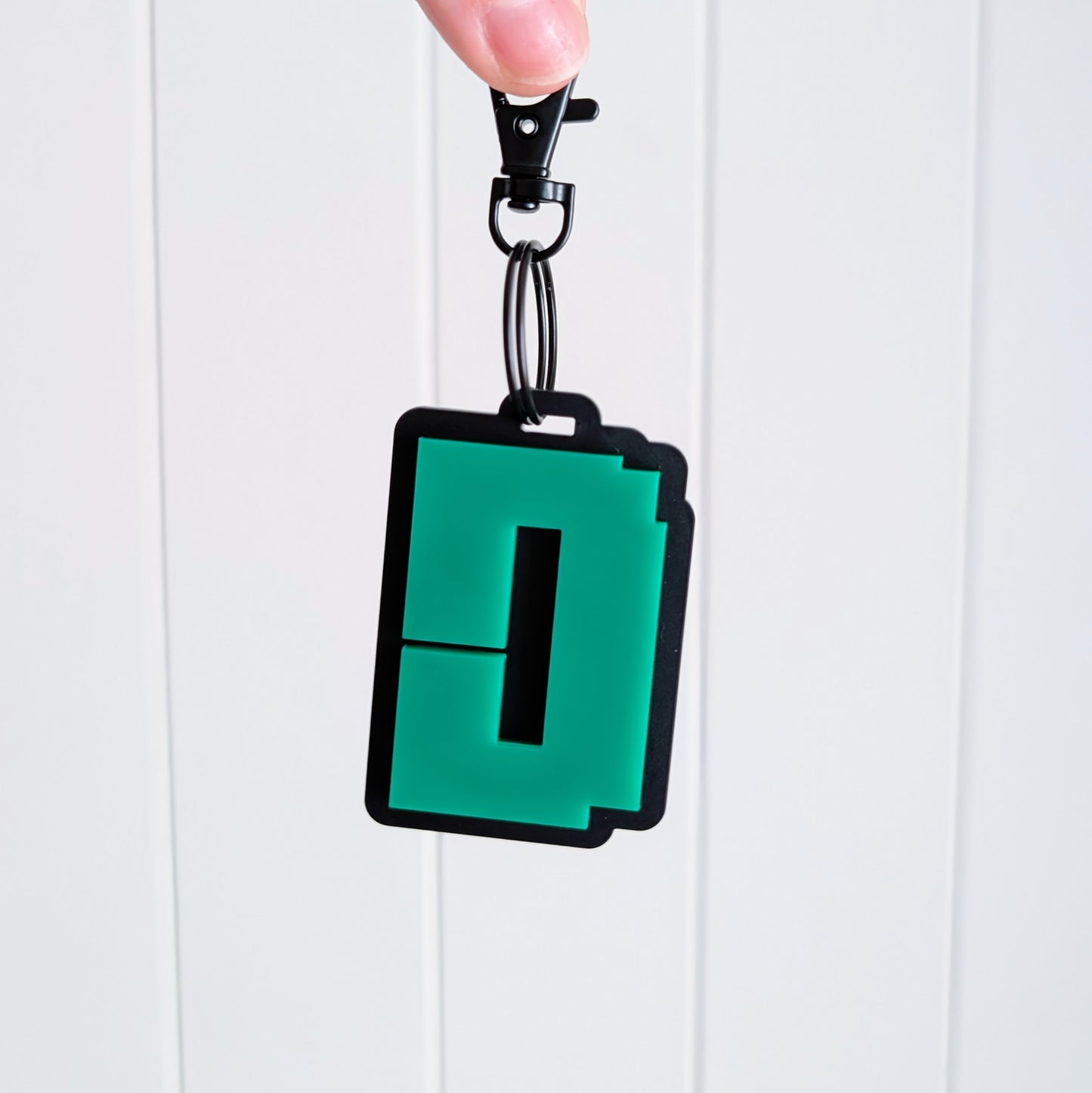Pixel Letter Keyring