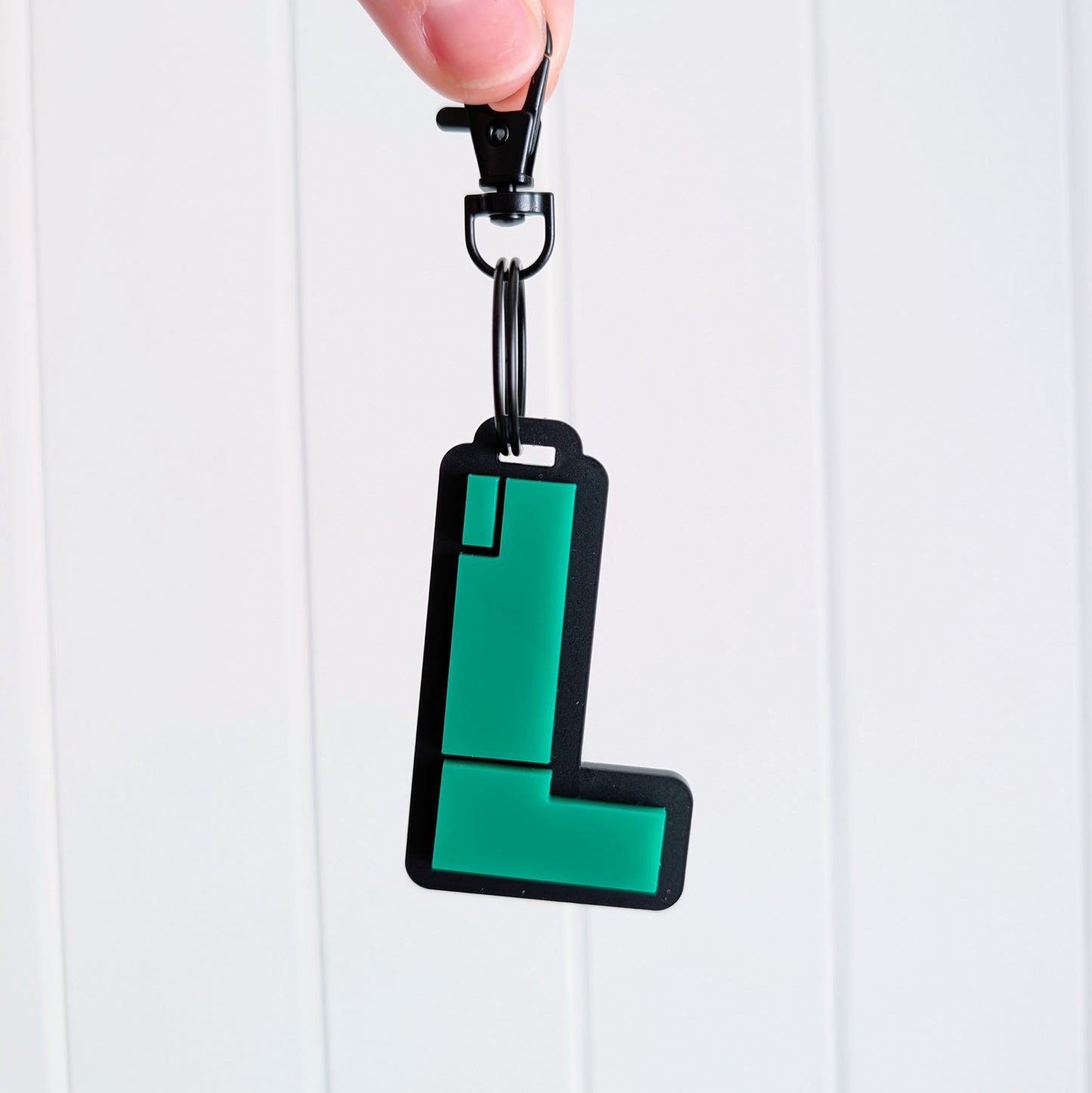 Pixel Letter Keyring