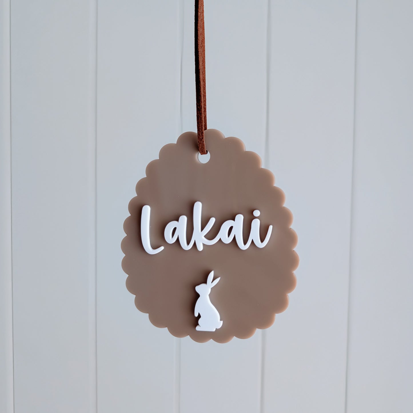 Easter Egg Scallop Tag